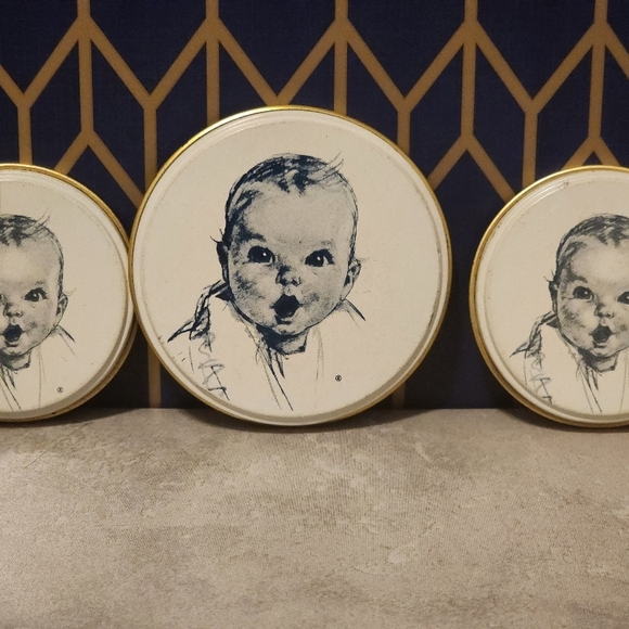 Other - Vintage Gerber Baby Lids